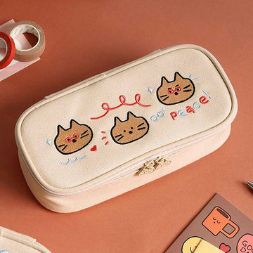 Iconic | Estuche Doodle Cream Beige