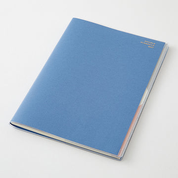 Midori | Agenda Double Schedule B6 Blue 2027 (Mensual)