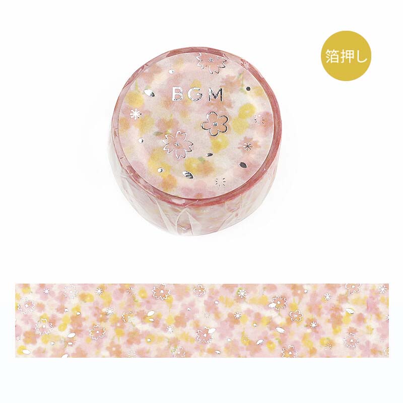 BGM | Foil Dreaming Landscape Cherry Blossom Washi Tape