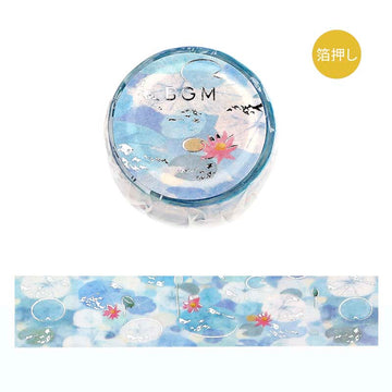 BGm | Foil Dreaming Landscape Lotus Pond Washi Tape