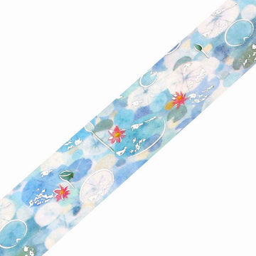 BGm | Foil Dreaming Landscape Lotus Pond Washi Tape