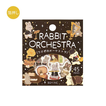 BGM | Pegatinas Dress-Up Animals Rabbit Orchestra