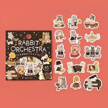 BGM | Pegatinas Dress-Up Animals Rabbit Orchestra