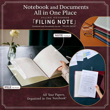 King Jim | Cuaderno Archivador Filing Note A5 Red