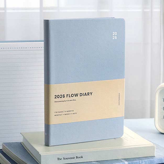 Iconic | Agenda Flow B6 2026 Cloudy Blue (Semanal)