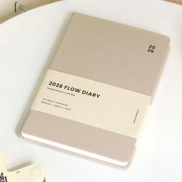 Iconic | Agenda Flow B6 2026 Beige (Semanal)