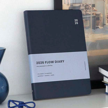 Iconic | Agenda Flow B6 2026 Navy (Semanal)