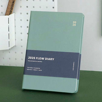 Iconic | Agenda Flow B6 2026 Vintage Mint (Semanal)
