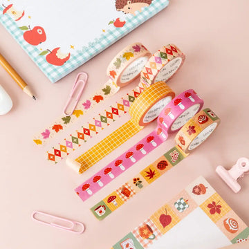 Little Lefty Lou | Fall Patchwork Washi Tape
