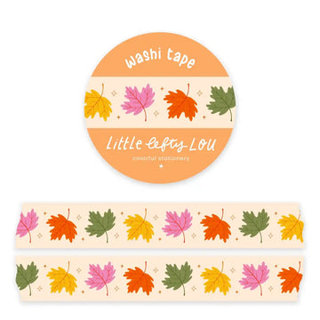 Little Lefty Lou | Fall Leaves Washi Tape