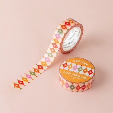 Little Lefty Lou | Fall Starburst Harlequin Washi Tape