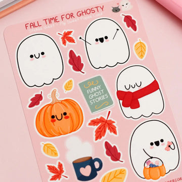 My Sweet Paper Card | Pegatinas Fall Time For Ghosty