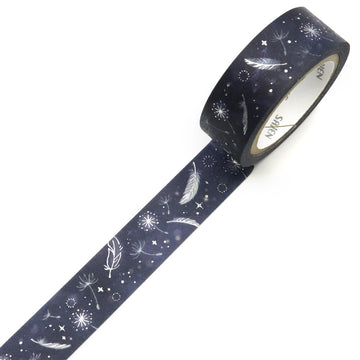 Saien | Foil Feather Feather Washi Tape
