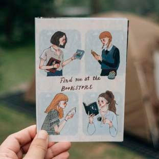 La Dolce Vita | Find Me At Bookstore Postcard