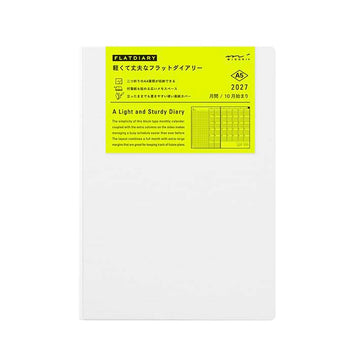 Midori | Agenda Rígida A5 2027 Blanco (Mensual)