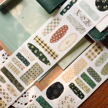 YiEr | Pegatinas en Rollo Floral Patchwork
