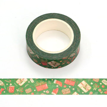 MZW | Foil Gift Pattern Washi Tape