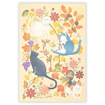 NB CO | Postal Foil Harvest Cats