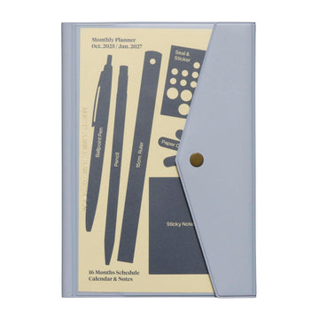 Hightide | Agenda Fugen A5 2026 Light Gray (Mensual)