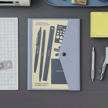 Hightide | Agenda Fugen A5 2026 Light Gray (Mensual)