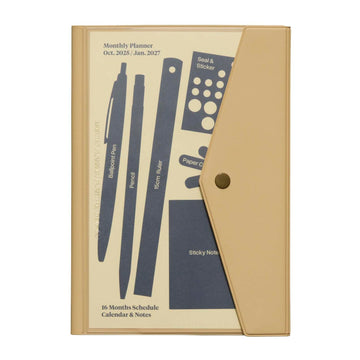 Hightide | Agenda Fugen A5 2026 Beige (Mensual)