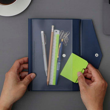 Hightide | Agenda Fugen A5 2026 Navy (Mensual)