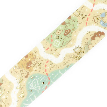 BGM | Foil Mysterious Journey Map Washi Tape