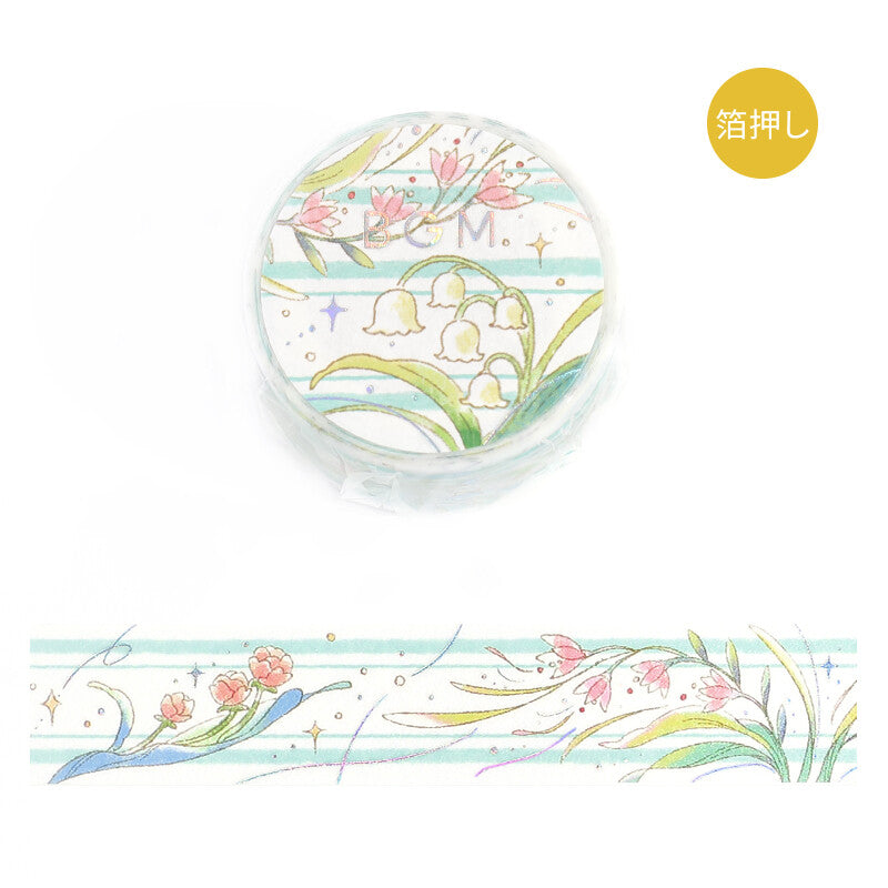 BGM | Foil Mysterious Journey Language of Flowers Washi Tape