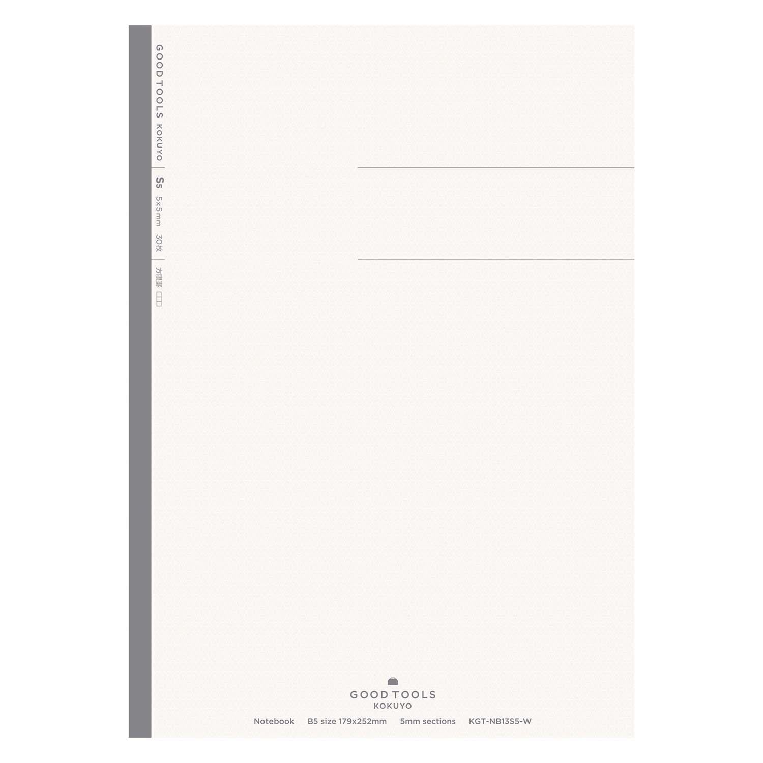 Kokuyo | Cuaderno GOOD TOOL B5 Cuadros