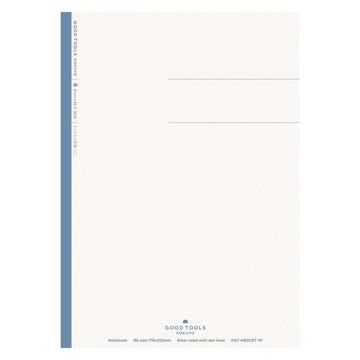 Kokuyo | Cuaderno GOOD TOOL B5 Blue Rayas Punteadas