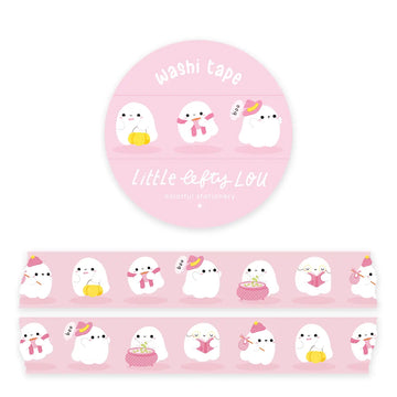 Little Lefty Lou | Ghosts Pink Washi Tape