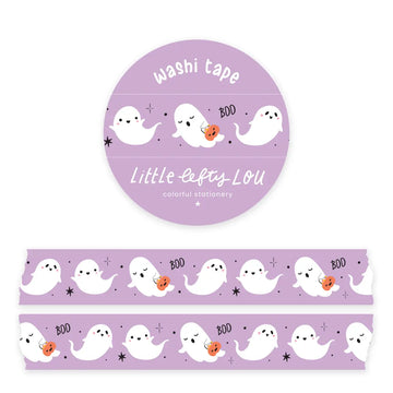 Little Lefty Lou | Ghosts Purple Washi Tape