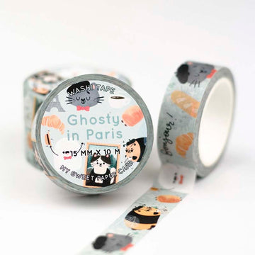 My Sweet Paper Card | Ghosty In Paris Washi Tape