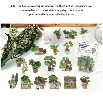 Infeel.me | Green Plant Research Center Green Swan Stickers