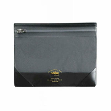 Nahe | Estuche Gusset Pouch Clear M Gray