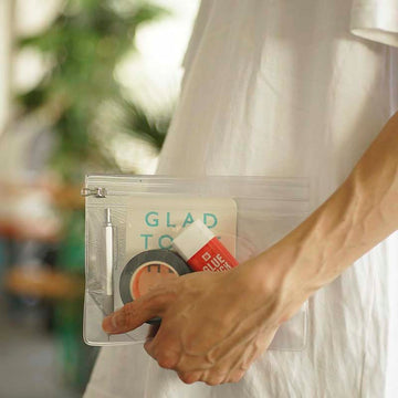 Nahe | Estuche Gusset Pouch Clear M Clear