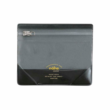 Nahe | Estuche Gusset Pouch Clear S Gray