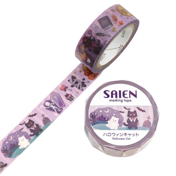 Saien | Halloween Cat Washi Tape
