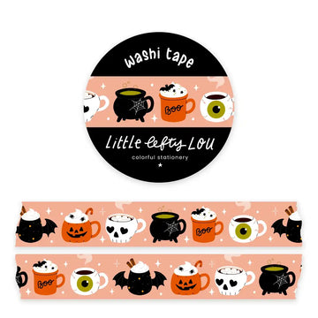Little Lefty Lou | Halloween Drinks Washi Tape