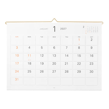 Midori | Calendario de Pared Hanger 2027