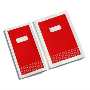 Hanaduri | Cuaderno Hanji Book Travel Red (Cuadros)