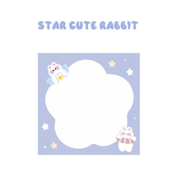 Card Lover | Bloc de Notas Heart of Star Tours Cute Rabbit