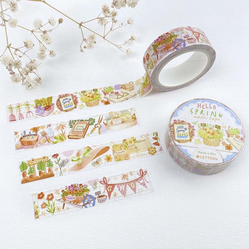 LETTOOn | Hello Spring Washi Tape