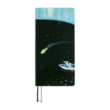 Hobonichi | Agenda Hobonichi Weeks Hiroko Kubota: Meteor Shower in the Light Blue Forest 2027