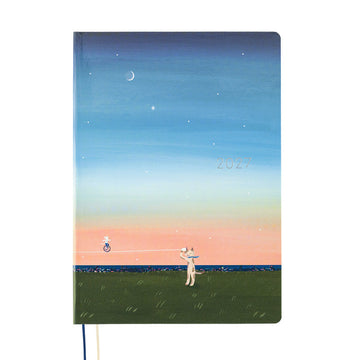 Hobonichi | Agenda Hobonichi HON A5 Hiroko Kubota: String Telephone Until the Moon is Full 2027