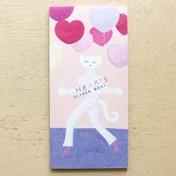 Cozyca | Bloc de Notas Vertical Hirose Beni Hearts