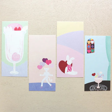 Cozyca | Bloc de Notas Vertical Hirose Beni Hearts