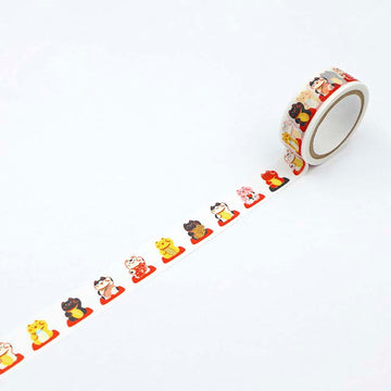 World Craft | Hohoemi Maneki Neko Washi Tape