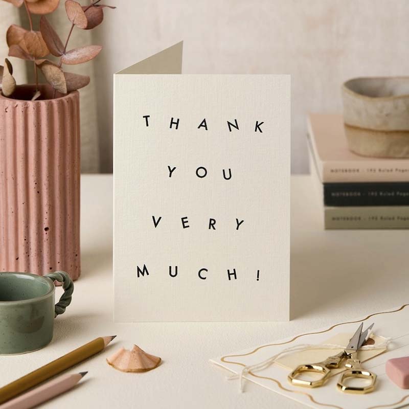 Katie Leamon | Tarjeta de Felicitación Thank You Very Much