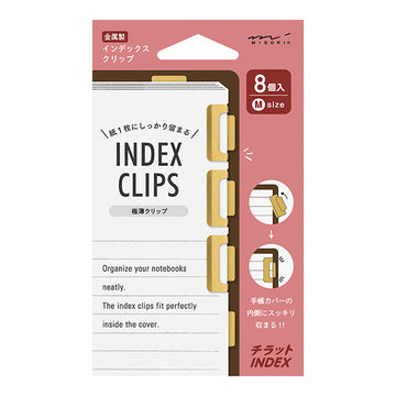 Midori | Clips Marcapáginas Chiratto M Brass